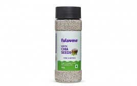 Fulsome White Chia Seeds   Plastic Bottle  100 grams